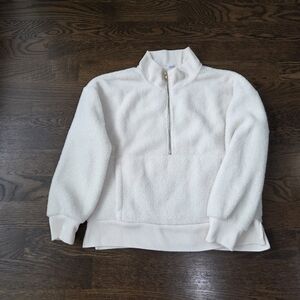 Athletic Collection By 26 International Quarter-Zip Fleece Pullover Sz.L